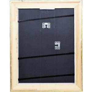 Effect Holzrahmen Profil 95 gold 18x32 cm Antireflexglas