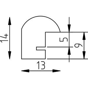 Эффектная рама из массива дерева профиль 20 орех коричневый 20x20 см акриловое стекло