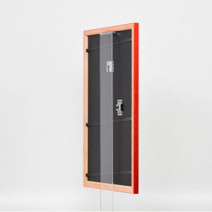 Эффектная деревянная рамка профиль 89 красный 20x20 см акриловое стекло