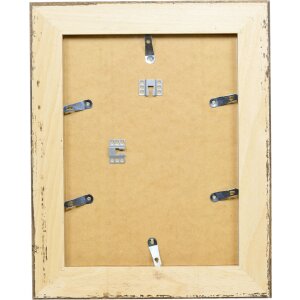 Effect Barock Bilderrahmen Profil 31 silber 20x20 cm mit Museumsglas