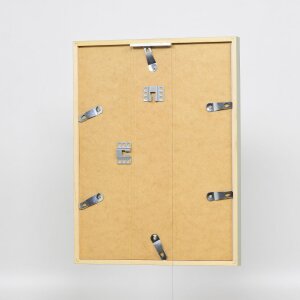 Эффектная деревянная рамка профиль 35 зеленый 20x25 см обычное стекло + разделитель