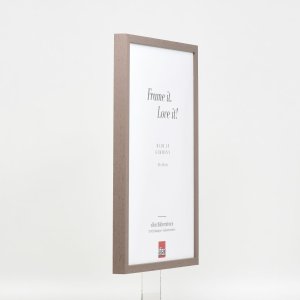 Effect Holzrahmen Profil 35 braun 20x28 cm Antireflexglas