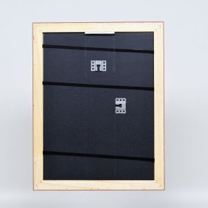 Effect Holz-Barockrahmen Profil 37 antiksilber 20x28 cm Museumsglas