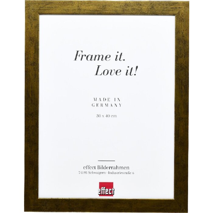 Effect Bilderrahmen 2311 Antikgold 20x30 cm mit Antireflexglas