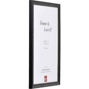 Effect Holzrahmen Profil 2070 Antireflexglas 20x30 cm schwarz