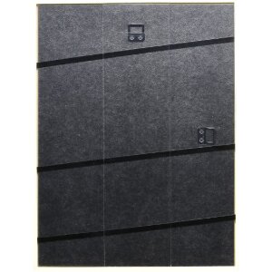 Эффектная рамка из массива дерева профиль 20 белый 21x28 см обычное стекло