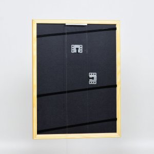 Эффектная деревянная рамка профиль 89 светло-коричневый 21x28 см музейное стекло