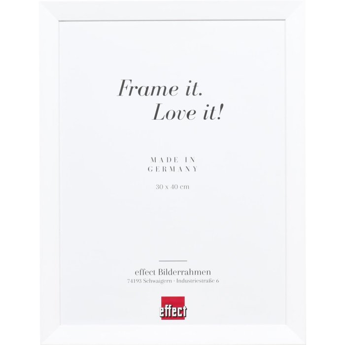 Эффектная деревянная рама Топ N белый 21x29,7 см антибликовое стекло