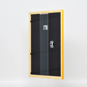 Эффектная деревянная рама профиль 89 светло-коричневый 21x29,7 см акриловое стекло