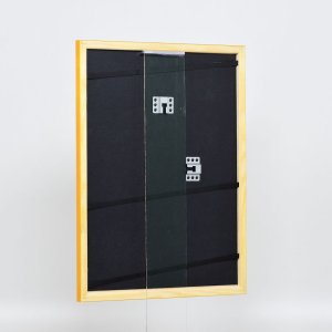 Эффектная деревянная рама профиль 89 светло-коричневый 21x29,7 см акриловое стекло