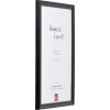 Effect Holzrahmen Profil 2070 Museumsglas 23x70 cm schwarz