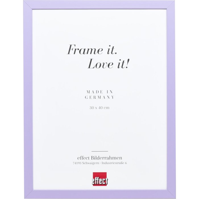 Деревянный каркас Top Cube 24x30 см сиреневый обычное стекло