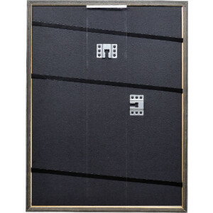 Эффектная рама из массива дерева профиль 25 синий 24x30 см акриловое стекло