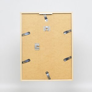 Effect Holzrahmen Profil 35 hellbraun 24x30 cm mit Normalglas und Abstandshalter