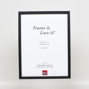 Effect Holzrahmen Profil 35 schwarz 24x30 cm mit Normalglas