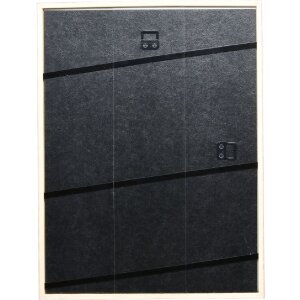 Эффектная рамка из массива дерева профиль 20 красный 25x30 см обычное стекло