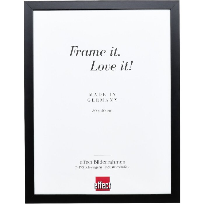 Деревянный каркас Top Cube 25x30 см черное обычное стекло