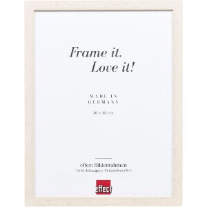 Эффектная деревянная рамка профиль 33 белый 25x30 см...