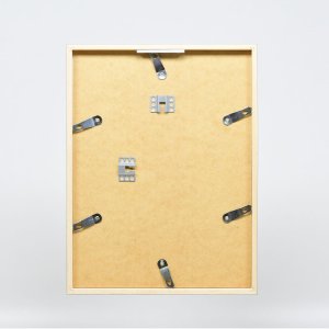 Effect Holzrahmen Profil 35 hellgrau 25x35 cm Antireflexglas