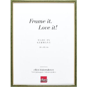 Effect Holzrahmen Profil 23 grün 25x35 cm Acrylglas