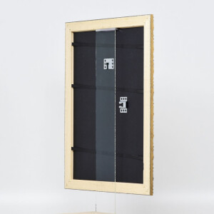 Эффектная деревянная рамка профиль 94 золото 25x35 см антибликовое стекло