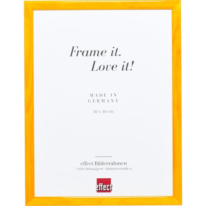 Эффектная деревянная рамка профиль 89 светло-коричневый 25x35 см музейное стекло