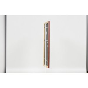 Effect Holzrahmen Profil 38 braun 25x50 cm Museumsglas