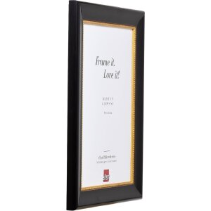 Effect Holzrahmen Profil 95 schwarz 25x60 cm Normalglas