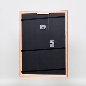 Эффектная деревянная рама профиль 89 красный 25x70 см акриловое стекло