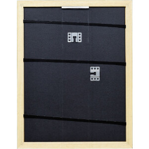 Эффектная деревянная рама профиль 21 синий 25x80 см обычное стекло