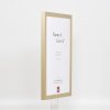 Деревянная рама Top Cube 25x80 см золотое антибликовое стекло