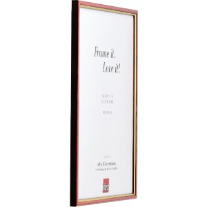 Effect Holzrahmen Profil 23 rot 27x48 cm Klarglas