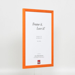 Эффектная деревянная рама профиль 89 лосось 27x48 см акриловое стекло