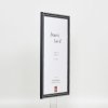 Effect Holzrahmen Profil 38 grau 27x48 cm Museumsglas