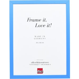 Деревянная рама Top Cube 27x48 см синее музейное стекло