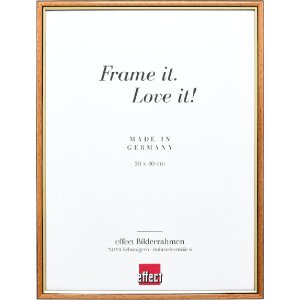 Effect Holzrahmen Profil 23 hellbraun 28x35 cm Klarglas