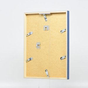 Effect Holzrahmen Profil 35 blau 28x35 cm mit Antireflexglas