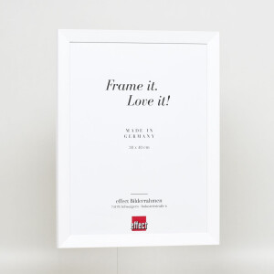 Эффектная деревянная рама Top N белый 28x35 см обычное стекло