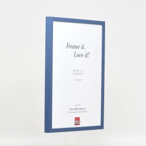 Effect Holzrahmen Profil 35 blau 28x35 cm Museumsglas