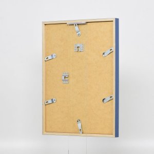 Effect Holzrahmen Profil 35 blau 29,7x42 cm mit Normalglas und Abstandshalter