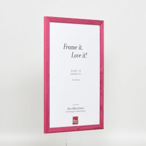 Эффектная деревянная рамка профиль 89 фиолетовый 30x30 см акриловое стекло