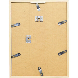 Эффектная деревянная рамка профиль 35 светло-коричневый 30x30 см обычное стекло + разделитель