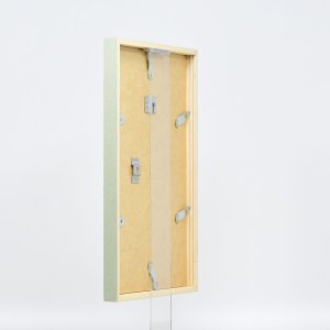 Effect Holzrahmen Profil 35 grün 30x30 cm mit Museumsglas