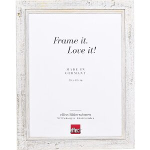 Эффектная фоторамка из массива дерева 2240 белая 30x30 см...