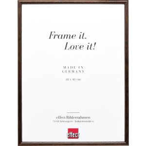 Effect Massiv-Holzrahmen Profil 20 dunkelbraun 30x40 cm...