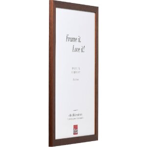 Эффектная деревянная рамка профиль 2210 темно-коричневый 30x40 см музейное стекло