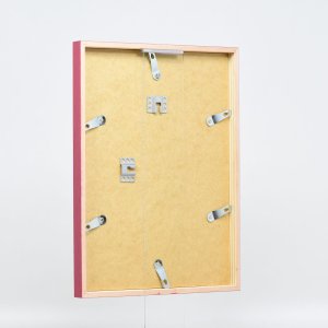 Effect Holzrahmen Profil 35 rot 30x40 cm mit Museumsglas