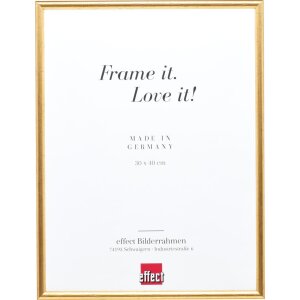 Эффектная рама из массива дерева профиль 20 золото 30x45...