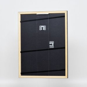 Effect Holzrahmen Profil 38 grau 30x45 cm mit Antireflexglas