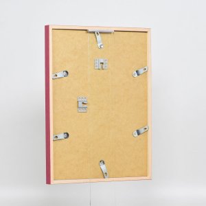 Effect Holzrahmen Profil 35 rot 30x45 cm Normalglas Abstandshalter